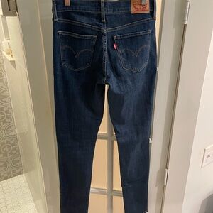 Levi's Dark Indigo Slim Jeans 27 long